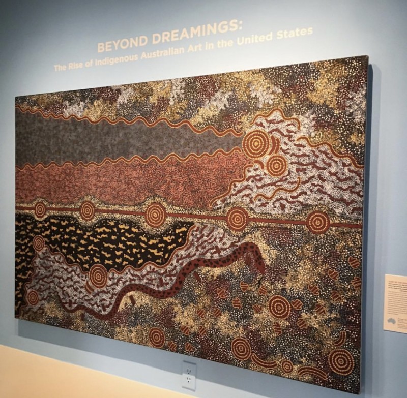 Exhibition Aboriginal Art Paintings “Maitres du Désert Australien” Juin 2018