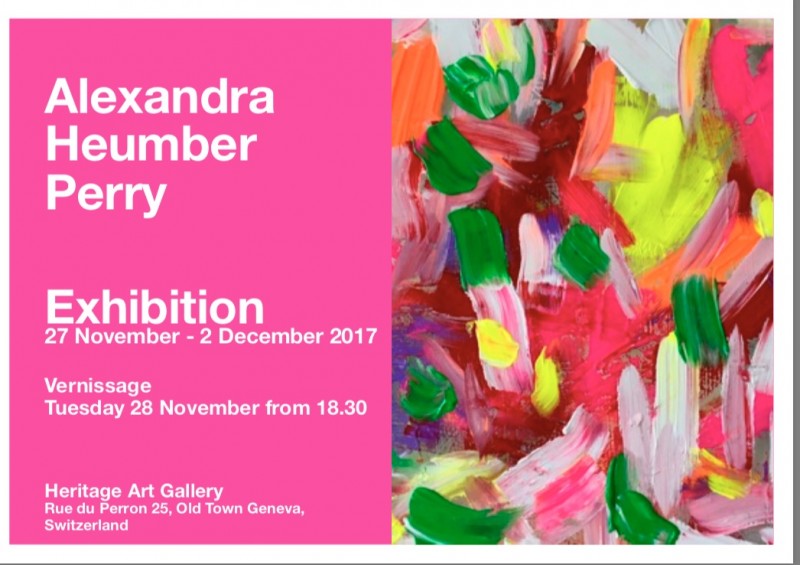 Exhibition of Alexandra Heumber “The Colours of My Art” – 27 November